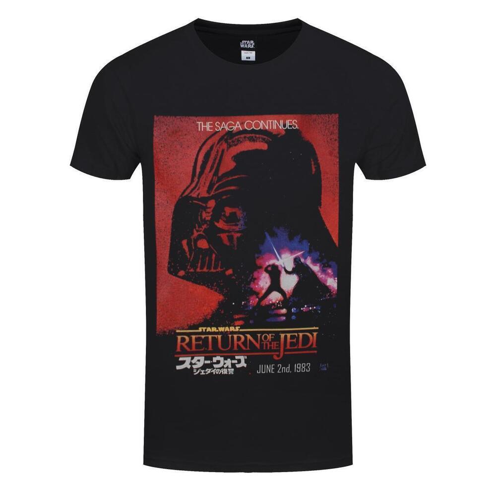 Star Wars Vader Poster Mens Black Tshirt